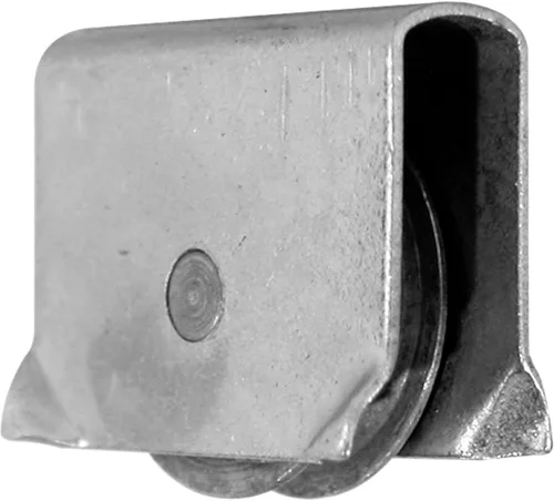 Prime-Line G 3035 - Ensamblaje de rodillo deslizante de acero para ventana corrediza de 9/16 pulgadas de diámetro (paquete de 2), color plateado