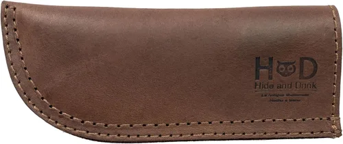 Miniatura 2 de Hide & Drink, Funda para mango de sartén caliente hecha a mano de cuero grueso de grano completo, resistente al calor, agarre resistente para una