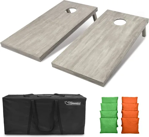 Miniatura 47 de GoSports Juego de tablas de cornhole de madera de tamaño reglamentario de 4 x 2 pies, incluye funda de transporte y bolsas de frijoles