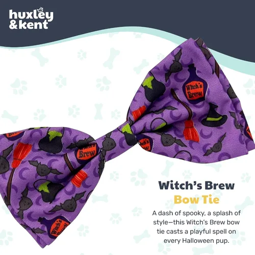 Miniatura 2 de Huxley & Kent Pajarita para mascotas para perros y gatos – Accesorio ajustable para collar de gancho y bucle de Halloween – Lindo y cómodo