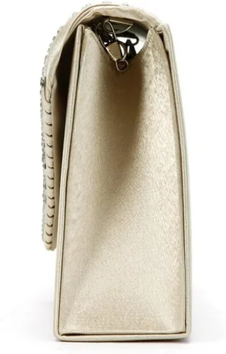 Miniatura 3 de Bolso de mano para mujer, con diamantes de imitación de satén esmerilado para boda