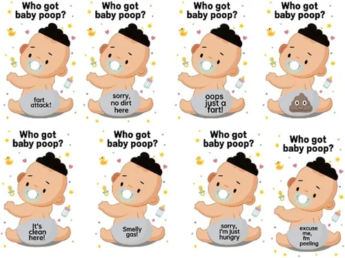 Juego de rascar para baby shower de 40 piezas, divertidos suministros para fiesta de revelación de género con 5 tarjetas ganadoras, diseñado para