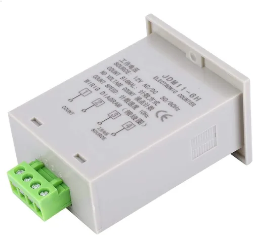Miniatura 8 de Contador electrónico, JDM11-6H sin contador de voltaje, 6 dígitos electrónico LED Digital Display Counter Relay (CA/DC12V)