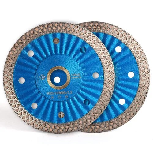 Miniatura 7 de Hoja de sierra de diamante de 4 "Hoja de corte de porcelana súper fina para cortar baldosas cerámicas de mármol de granito..