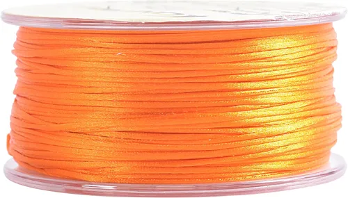 Miniatura 100 de KONMAY 80 Yardas 1.0mm Cordón Rattail de Nylon Satén Seda Trim Hilo para Cuentas para Nudos Chinos, Kumihimo, Trabajo con Cuentas, Macramé, 2-Azul