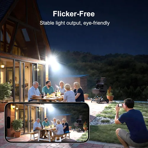 Miniatura 4 de Kekeou Luz de inundación LED de 100 W para exteriores con enchufe e interruptor y cable de alimentación de 6.56 pies, 14000 lm 6500 K, área LED