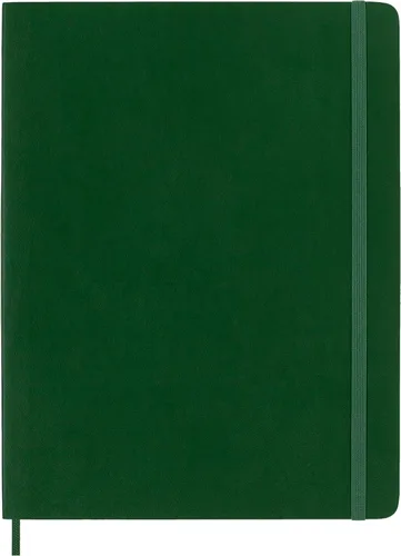 Miniatura 2 de Moleskine - Cuaderno clásico, tapa blanda, tamaño XL (7.5 x 9.5 pulgadas), cuadriculado, verde mirto, 192 páginas