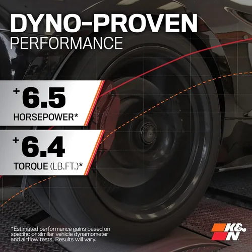 Miniatura 3 de K&N Sistema de admisión de aire frío: Filtro de aire de alto flujo, aumento de rendimiento y aceleración: compatible con Chevrolet 2010-2014: Camaro