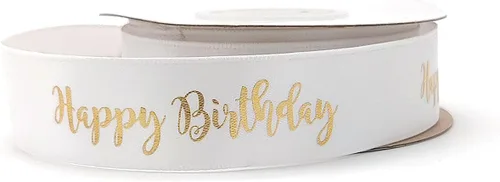 Miniatura 8 de Cinta negra con escritura plateada - Decoración de feliz cumpleaños para cumpleaños (negro)