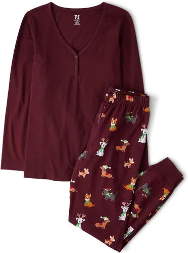 Miniatura 9 de The Children's Place Pijama de Navidad unisex para bebé, algodón Esqueleto