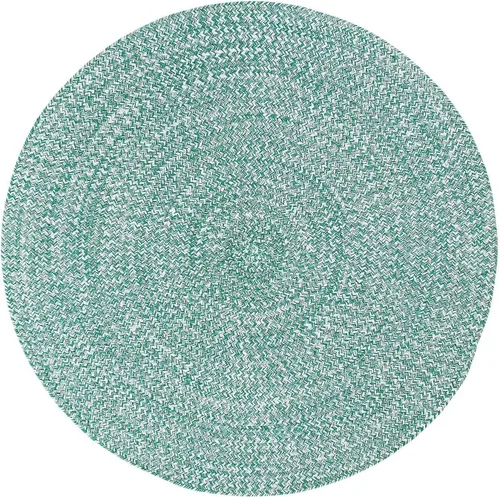Miniatura 30 de Super Area Rugs Farmhouse - Alfombra trenzada de algodón reversible para cocina, gris y blanco, 4 x 6 pies, ovalada