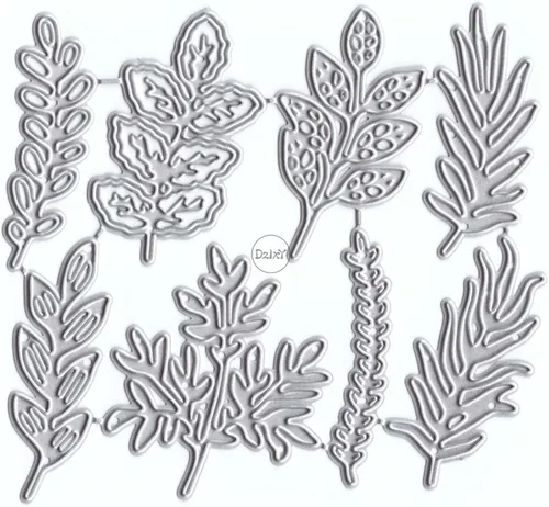 Miniatura 8 de DzIxY Juego de hojas de arce, troqueles de corte de metal para hacer tarjetas, troqueles de papel de gofrado, plantillas de máquina de álbumes