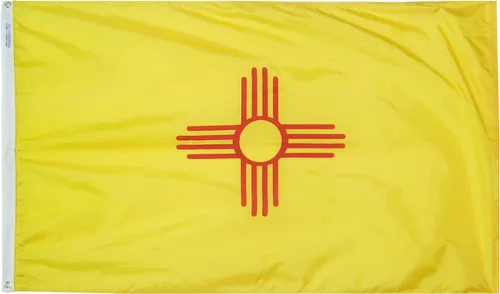 Annin Flagmakers Bandera del estado de Nuevo México, fabricada en Estados Unidos según las especificaciones de diseño oficial del estado, 3 x 5 pies