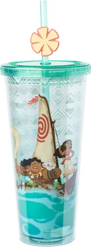 Miniatura 26 de Silver Buffalo Disney Una Loca Aventura de Goofy con Goofy, Max Goof, Roxanne y Bobby Zimuruski - Vaso de plástico para bebidas frías con tapa
