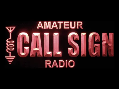 Miniatura 12 de ADVPRO Custom Amateur Radio Your Call Sign Led Neon Sign Rojo 12x8.5 pulgadas st4s32-wb-tm-r
