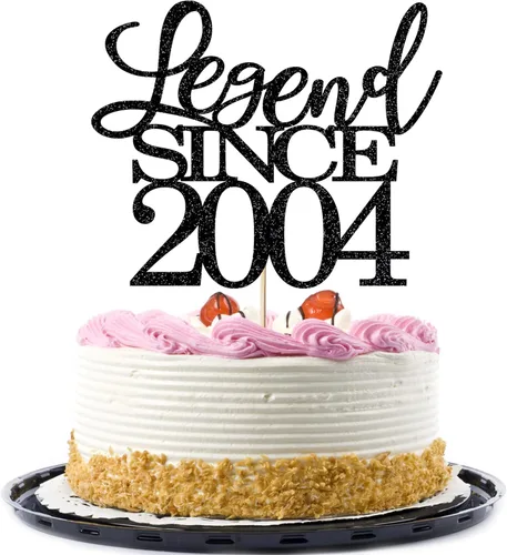 Miniatura 46 de Legend since 1973 - Decoración para pastel de cumpleaños número 53, decoración de pastel de feliz cumpleaños para hombres y mujeres de 53 años