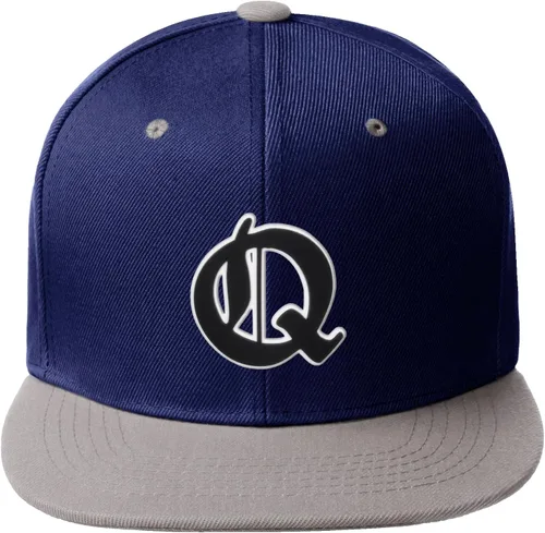 Miniatura 666 de Daxton Gorra clásica con visera de billete plano con letras del alfabeto inglés antiguo de la A a la Z