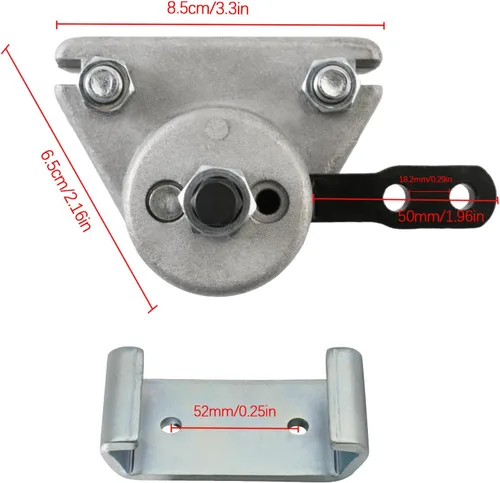 Miniatura 6 de PACEWALKER Pinza de Freno Mecánico para Go Kart y Soporte con Pastillas para Manco 9598 9597 Yerf-Dog, Carter, ASW, Bristers, Airheart MB-1 Predator
