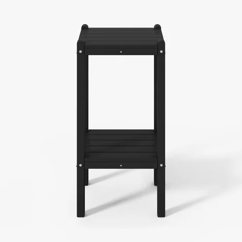 Miniatura 52 de WestinTrends Ashore - Mesa auxiliar Adirondack moderna para patio al aire libre, madera envejecida Roble (Weathered Wood)