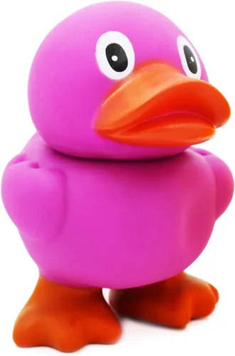 Miniatura 5 de The Dreidel Company Juguete de pato de goma gigante con aletas, patitos de goma gigantes para niños, baño, baby shower, cumpleaños, actividad