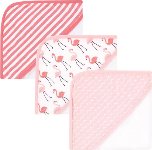 Miniatura 31 de Hudson Baby Toallas unisex con capucha de algodón para bebé, alfabeto, talla única