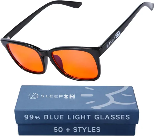 Miniatura 34 de Sleep ZM Blue Light Blocking & Light Sensitivity Glasses - 8 Lens Types for Comfort, Relaxation, Sleep & Relief