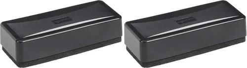 Miniatura 6 de Amazon Basics Borrador de pizarra blanca de borrado en seco, para escuela, oficina, hogar y aula, negro, paquete de 8