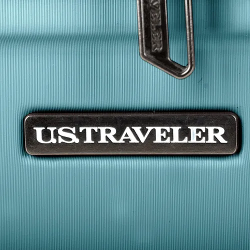 Miniatura 8 de U.S. Traveler Boren - Maleta de viaje de policarbonato resistente con 8 ruedas giratorias, asa de aluminio