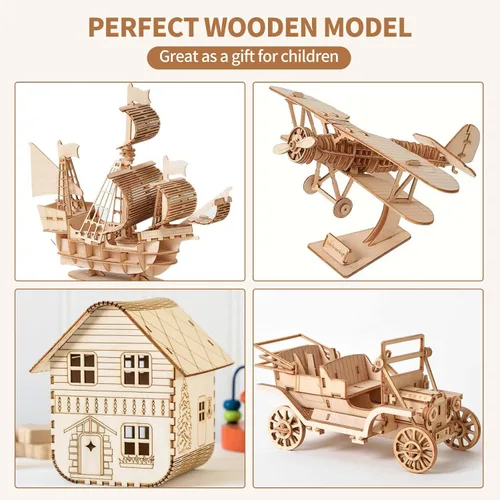 Miniatura 5 de Paquete de 10 hojas de tilo de 12x12" de 1/4 de pulgada y 6 mm sin acabado. Hojas de madera contrachapada de tilo para proyectos DIY, grabado láser