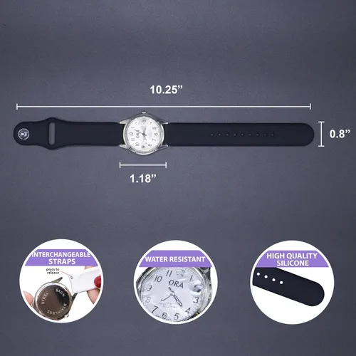 Miniatura 5 de 7DAYWEAR Reloj analógico de silicona