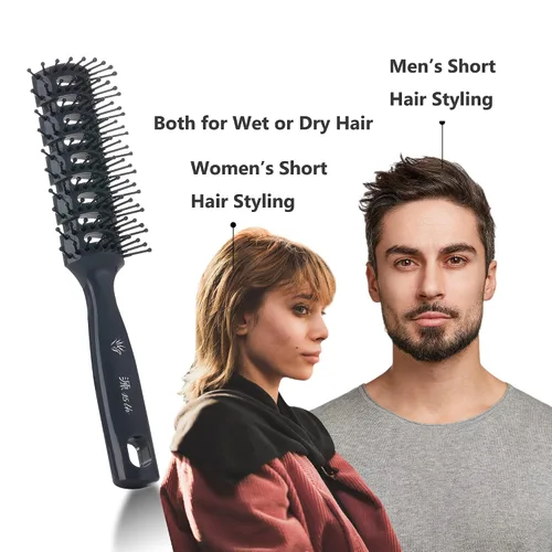 Miniatura 5 de PERFEHAIR Cepillo de pelo ventilado para secar con secador, peinar cabello largo, corto, fino, grueso, seco o húmedo, libre de estática y resistente