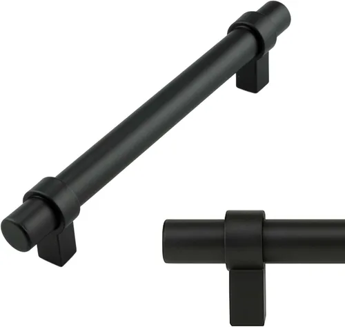 Miniatura 21 de Modket Paquete de 1 manija estilo barra europea de oro cepillado para gabinete de acero inoxidable 304 de 2 pulgadas
