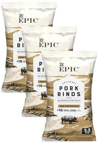 Miniatura 11 de EPIC Cortezas de cerdo BBQ sin gluten, 2.5oz