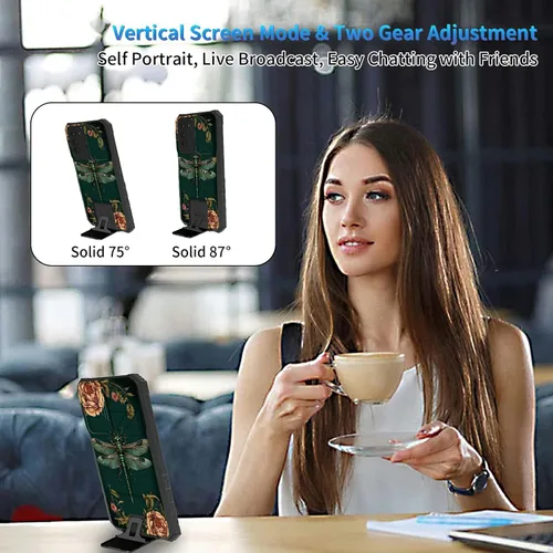 Miniatura 1161 de Funda para Samsung Galaxy S22 Ultra 5G, Galaxy S22 Ultra con cubierta de cámara deslizante, funda resistente de doble capa con función atril Black