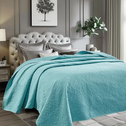 Miniatura 11 de Sophia & William - Quilts Azul claro