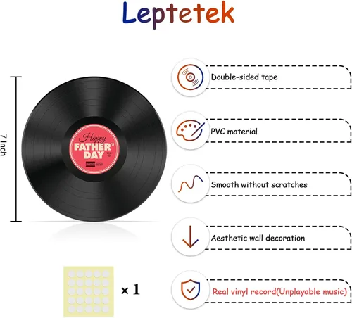 Miniatura 2 de 6 piezas de discos de vinilo reales, lote de discos de vinilo de 7 pulgadas para manualidades y decoración, decoraciones de discos de vinilo
