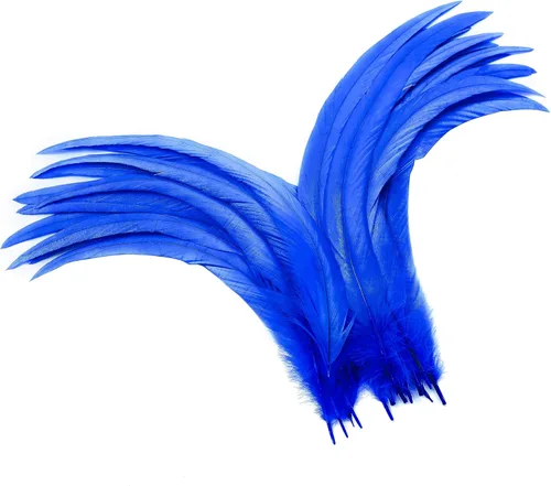 Miniatura 28 de Holmgren Plumas de Cola de Gallo Color Blanco Hueso - 60 piezas Plumas de Cola de Gallo Grandes de 12-14 pulgadas al Por Mayor para Manualidades