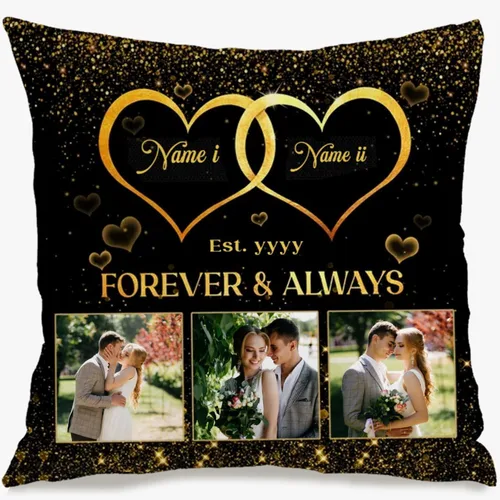 Miniatura 15 de Custom Single Image Pillow Case with Personalized Text Designed for Home Decoration and offering Gift Charm for Family Celebrations or Holidays