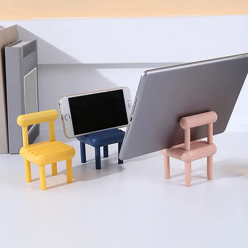 Miniatura 3 de Soporte para teléfono celular para silla de bricolaje, soporte para teléfono celular de color caramelo, soporte de teléfono de mesa