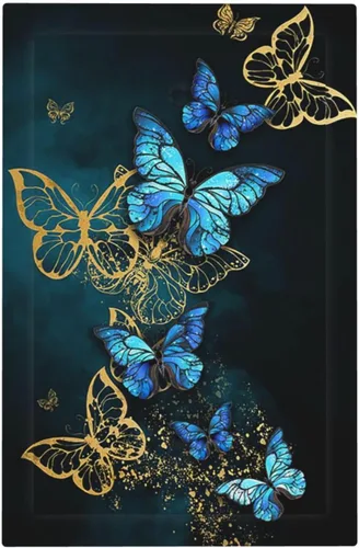 Miniatura 146 de Placa de cubierta de tomacorriente con diseño de mariposa, placas decorativas de pared, 1 gang, cubiertas de enchufes eléctricos, placa frontal Arte