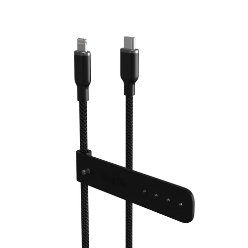 Miniatura 2 de Cable Mophie Charge Stream USB-C a USB-C de 1m/3 pies - Entrega de energía de 60W, silicona Enduraflex, diseño trenzado ultraduradero para uso diario