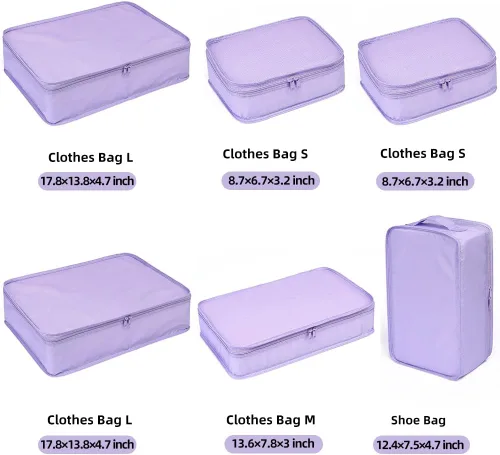 Miniatura 2 de Cubos JJ POWER de empacado para viajes. Bolsas de viaje que incluye bolsa de zapatos