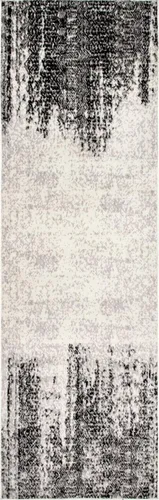 Miniatura 6 de nuLOOM Penélope - Alfombra de pasillo tribal con diseño de chevrones, 2 x 6 pies, color gris