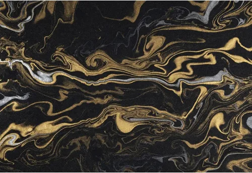 Miniatura 2 de Telón de fondo de fotografía con textura de mármol negro dorado de 5 x 4 pies, arte abstracto, fondo de fondo dorado de arena movediza líquida