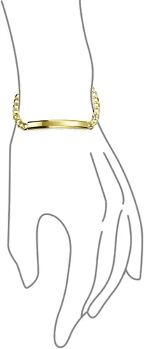 Miniatura 3 de Bling Jewelry Personalize Bar Name Plated identification ID Bracelet For Men with Mariner, Curb, Figaro, Link Chain .925 Sterling Silver Made In