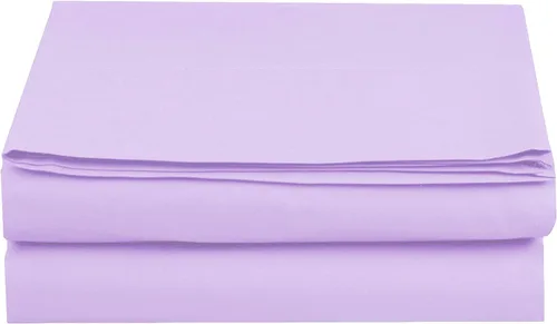 Miniatura 52 de Elegant Comfort Sábana plana premium de 1 pieza de calidad hotelera, lujosa y más suave, 1500 hilos, ropa de cama sábana plana de calidad egipcia