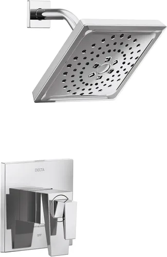 Miniatura 7 de Delta Faucet T17243-KS-PR Trillian - Bañera o ducha, mango doble, acero inoxidable negro