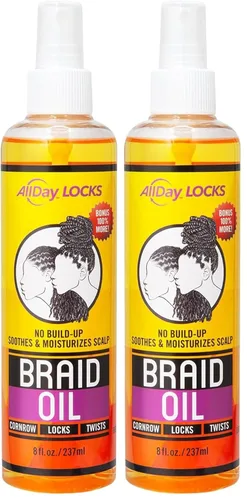 Miniatura 7 de AllDay Locks Espuma para Trenzas - Mousse de Larga Duración para Estilo y Brillo, Espuma para Trenzar para Mujeres y Hombres, Fija y Sella para un