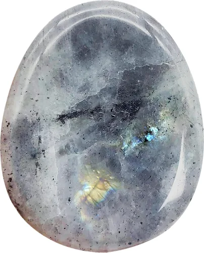 Miniatura 17 de Fekuar Piedra Natural de Cristal Unakita para el Pulgar, Piedra de Bolsillo Tallada a Mano para Alivio del Estrés y Meditación, en Forma Ovalada