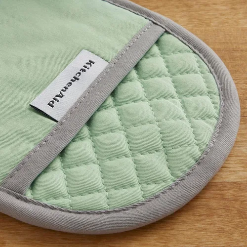 Miniatura 4 de KitchenAid Juego de 2 soportes para ollas asteroides, pistacho, 6.5 x 10 pulgadas Verde pistacho